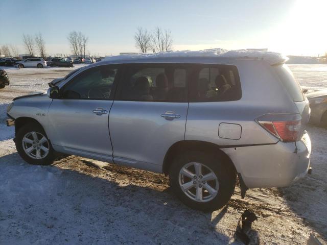 JTEEW41A992036902 - 2009 TOYOTA HIGHLANDER HYBRID SILVER photo 2