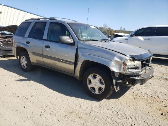 1GNDS13S432237735 - 2003 CHEVROLET TRAILBLAZE GRAY photo 4