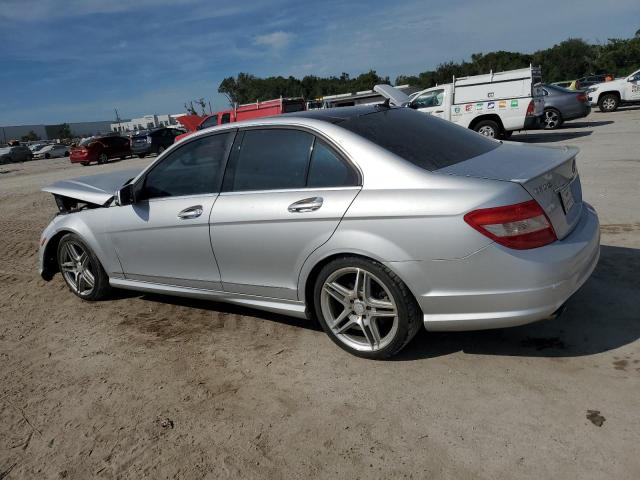 WDDGF5GB1BR166534 - 2011 MERCEDES-BENZ C 350 SILVER photo 2