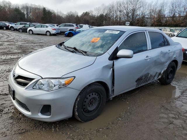 2T1BU4EE9DC057009 - 2013 TOYOTA COROLLA BASE SILVER photo 1