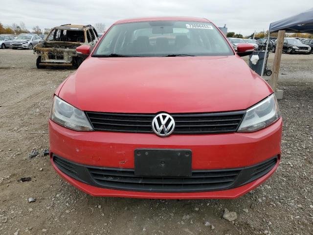 3VWDX7AJ5BM399658 - 2011 VOLKSWAGEN JETTA SE RED photo 5