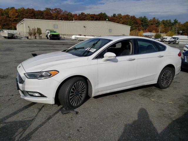 3FA6P0D92JR206992 - 2018 FORD FUSION TITANIUM/PLATINUM WHITE photo 1