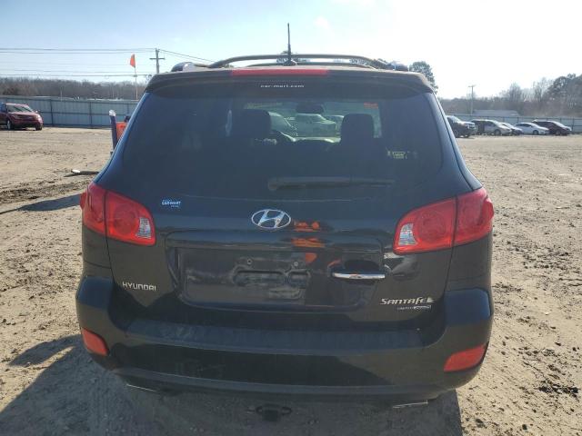 5NMSH73E38H173833 - 2008 HYUNDAI SANTA FE SE BLACK photo 6