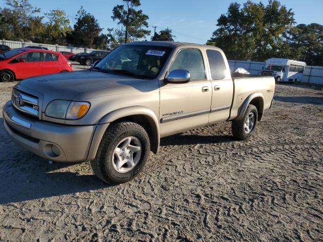 5TBBT44143S347030 - 2003 TOYOTA TUNDRA ACCESS CAB SR5 TAN photo 1
