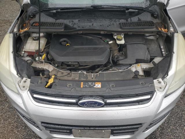 1FMCU0JX3EUD73607 - 2014 FORD ESCAPE TITANIUM SILVER photo 12