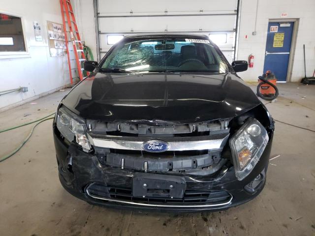 3FAHP0HA7CR349467 - 2012 FORD FUSION SE BLACK photo 5