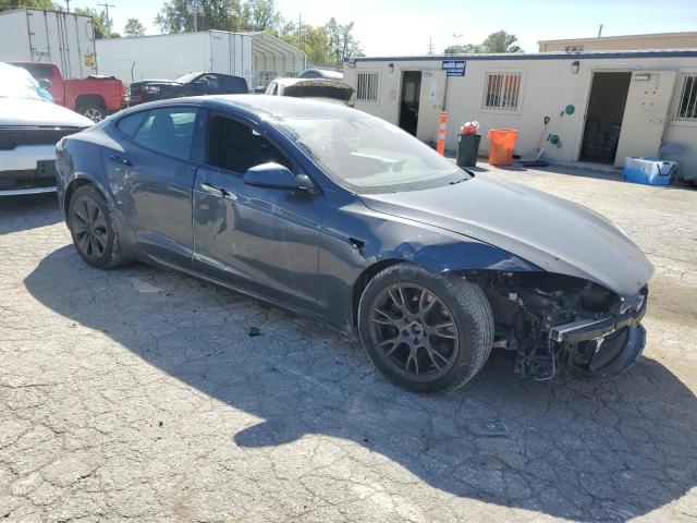 5YJSA1E53NF471133 - 2022 TESLA MODEL S GRAY photo 4