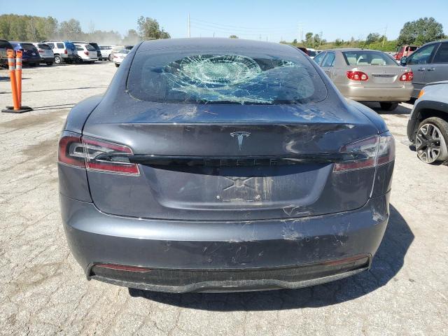 5YJSA1E53NF471133 - 2022 TESLA MODEL S GRAY photo 6