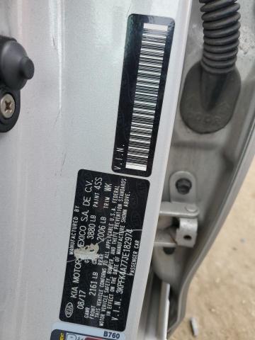 3KPFK4A77JE182974 - 2018 KIA FORTE LX SILVER photo 13