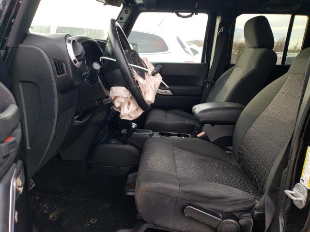 1J4BA5H16BL636322 - 2011 JEEP WRANGLER U SAHARA BLACK photo 7