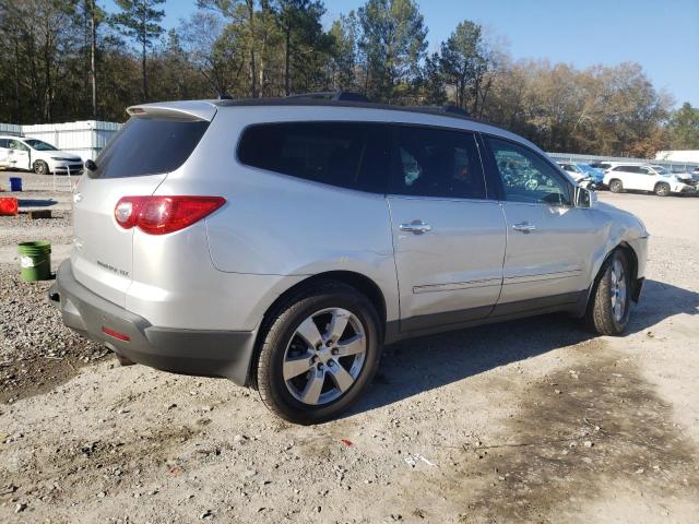 1GNKVLED7BJ399727 - 2011 CHEVROLET TRAVERSE LTZ SILVER photo 3