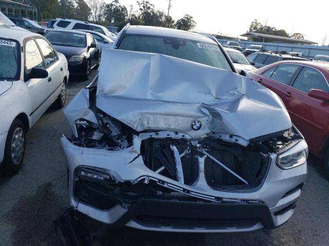 5UXTY3C02M9H04254 - 2021 BMW X3 SDRIVE30I Күміс фото 5