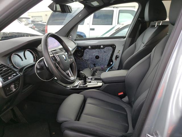 5UXTY3C02M9H04254 - 2021 BMW X3 SDRIVE30I Күміс фото 7