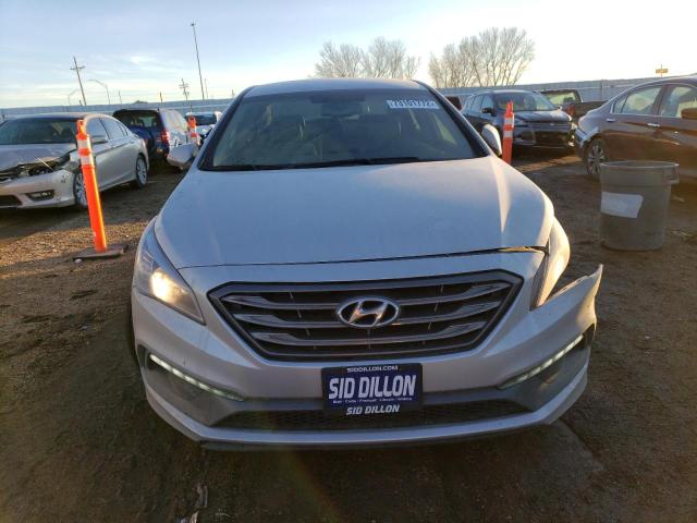 5NPE34AF0FH127799 - 2015 HYUNDAI SONATA SPORT SILVER photo 5