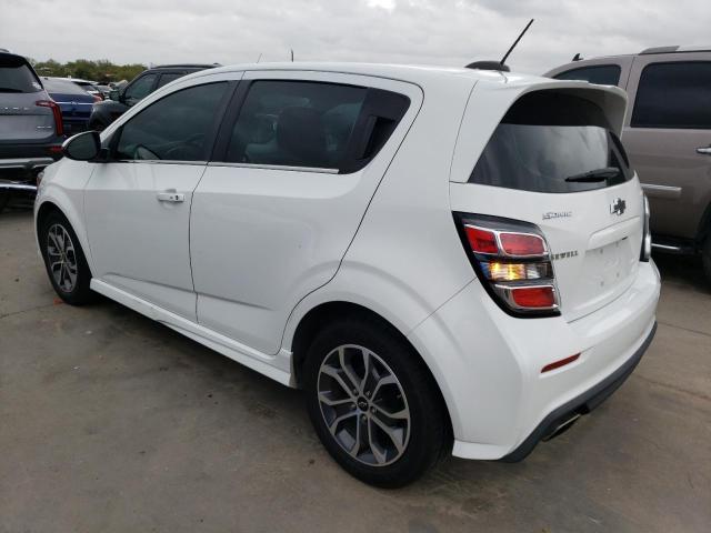 1G1JD6SB4K4127798 - 2019 CHEVROLET SONIC LT WHITE photo 2