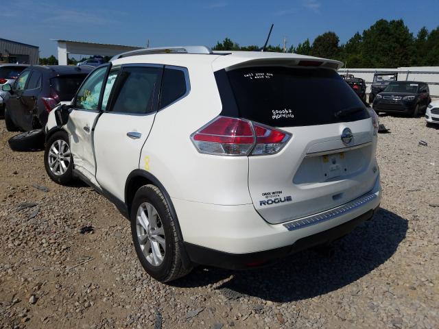 KNMAT2MT7GP665331 - 2016 NISSAN ROGUE S WHITE photo 3