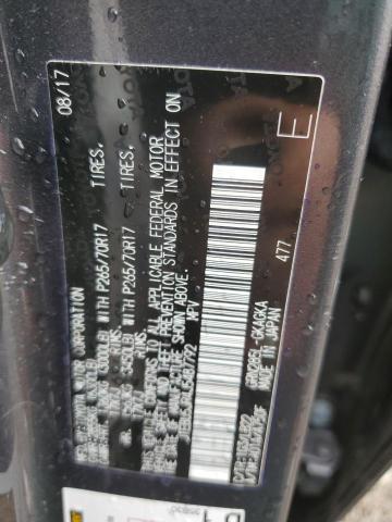 JTEBU5JR4J5487792 - 2018 TOYOTA 4RUNNER SR5/SR5 PREMIUM 灰色 照片 13