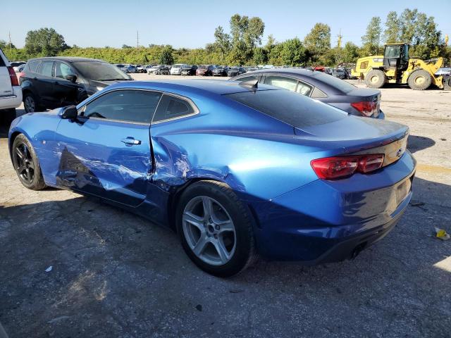 1G1FB1RS7K0114118 - 2019 CHEVROLET CAMARO LS BLUE photo 2