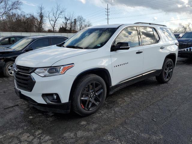 1GNEVJKW1JJ103705 - 2018 CHEVROLET TRAVERSE PREMIER WHITE photo 1