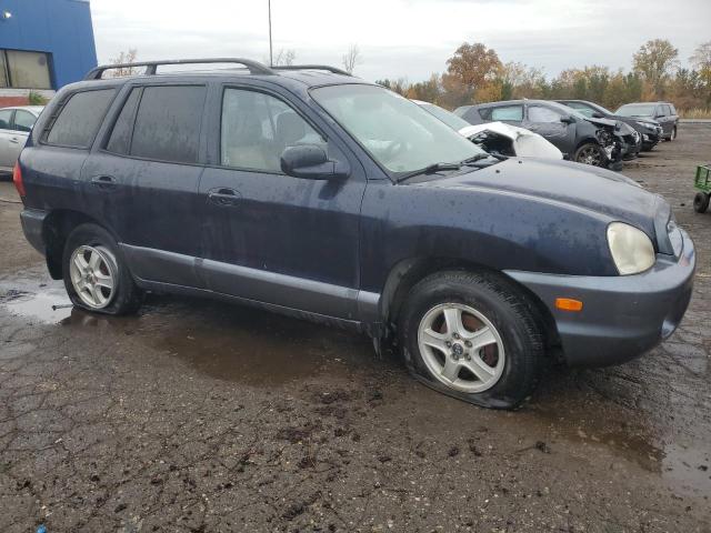 KM8SB12B74U614920 - 2004 HYUNDAI SANTA FE GL BLUE photo 4