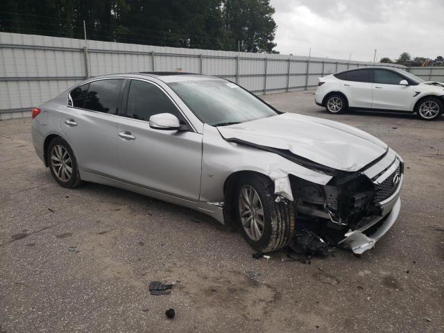 JN1BV7AP1FM354726 - 2015 INFINITI Q50 BASE SILVER photo 4