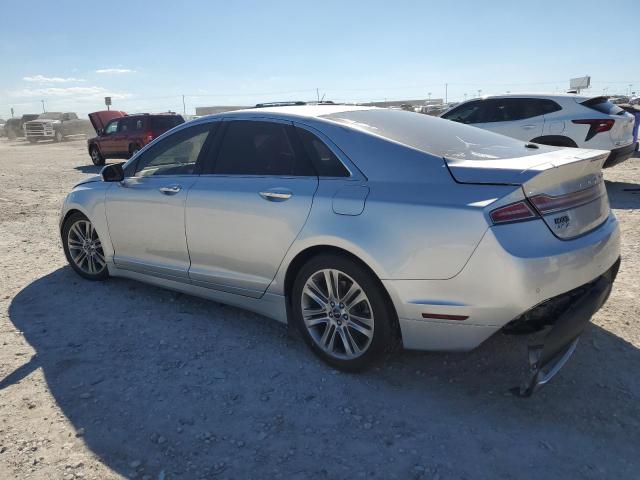 3LN6L2GK7FR616075 - 2015 LINCOLN MKZ SILVER photo 2