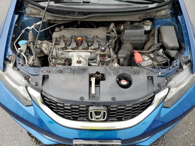 19XFB2F86DE228630 - 2013 HONDA CIVIC EX BLUE photo 11