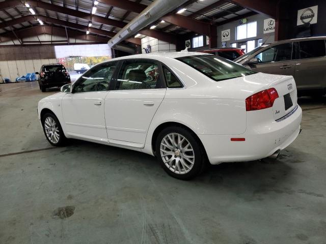 WAUDF78E48A140628 - 2008 AUDI A4 2.0T QUATTRO WHITE photo 2