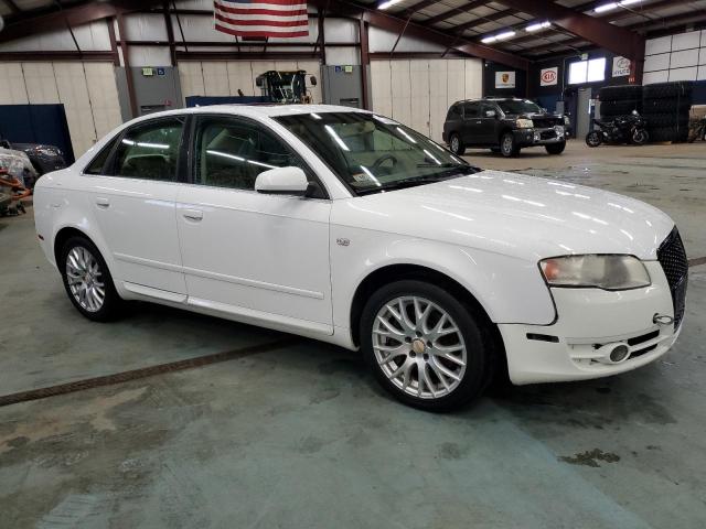 WAUDF78E48A140628 - 2008 AUDI A4 2.0T QUATTRO WHITE photo 4