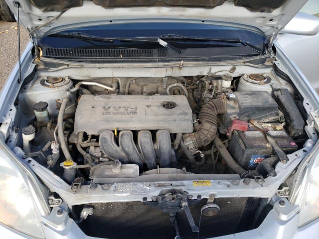 2T1KR32E67C635104 - 2007 TOYOTA COROLLA MA XR SILVER photo 12