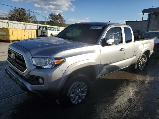 5TFSX5EN1KX070042 - 2019 TOYOTA TACOMA ACCESS CAB ვერცხლისფერი ფოტო 1