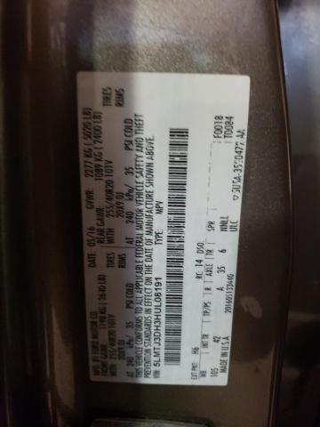 5LMTJ3DH3HUL08191 - 2017 LINCOLN MKC RESERVE GRAY photo 14