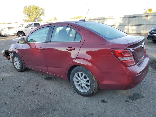 1G1JD5SH8J4140082 - 2018 CHEVROLET SONIC LT RED photo 2