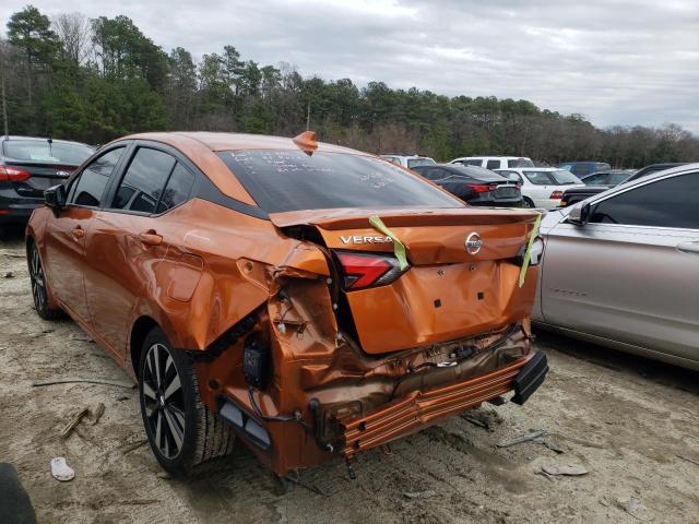 3N1CN8FV7ML923572 - 2021 NISSAN VERSA SR ORANGE photo 2