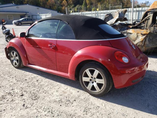 3VWRF31Y56M317058 - 2006 VOLKSWAGEN NEW BEETLE CONVERTIBLE OPTION PACKAGE 1 RED photo 2