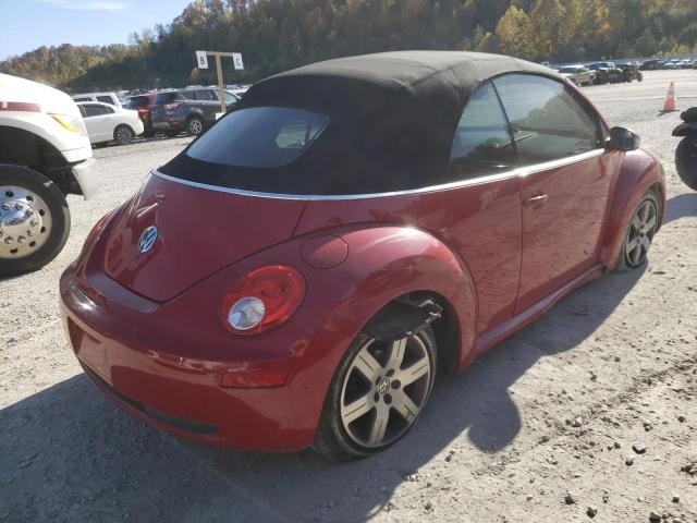 3VWRF31Y56M317058 - 2006 VOLKSWAGEN NEW BEETLE CONVERTIBLE OPTION PACKAGE 1 RED photo 3
