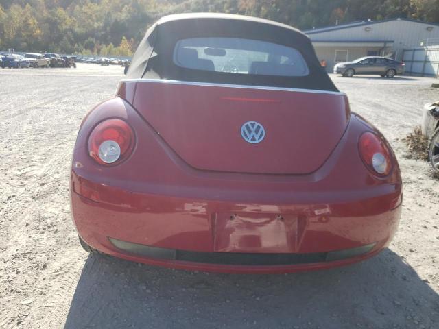 3VWRF31Y56M317058 - 2006 VOLKSWAGEN NEW BEETLE CONVERTIBLE OPTION PACKAGE 1 RED photo 6