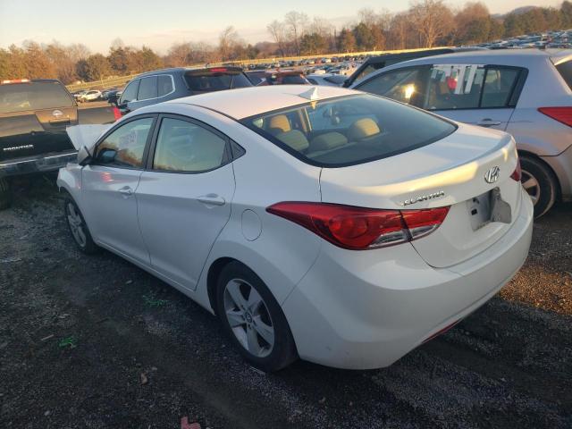 5NPDH4AE1CH146796 - 2012 HYUNDAI ELANTRA GLS WHITE photo 2