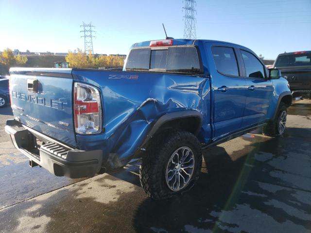 1GCGTEEN9N1106388 - 2022 CHEVROLET COLORADO ZR2 BLUE photo 3