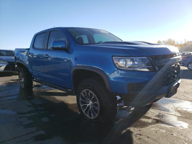 1GCGTEEN9N1106388 - 2022 CHEVROLET COLORADO ZR2 BLUE photo 4