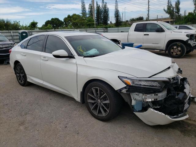 1HGCV1F50MA048171 - 2021 HONDA ACCORD EXL WHITE photo 4