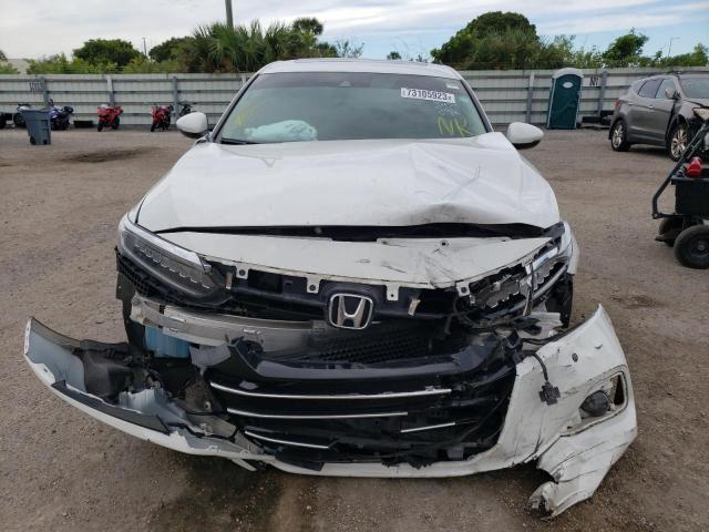 1HGCV1F50MA048171 - 2021 HONDA ACCORD EXL WHITE photo 5