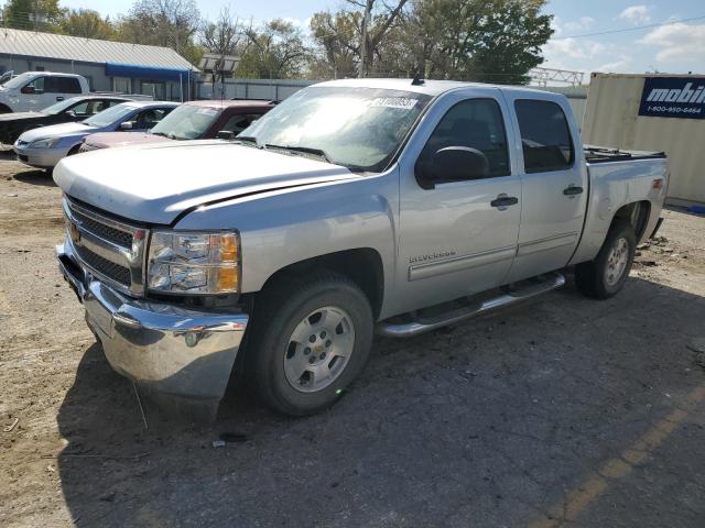 3GCPKSE78DG167525 - 2013 CHEVROLET silverado K1500 LT SILVER photo 1