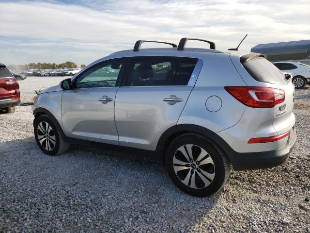 KNDPC3A23D7358486 - 2013 KIA SPORTAGE EX SILVER photo 2