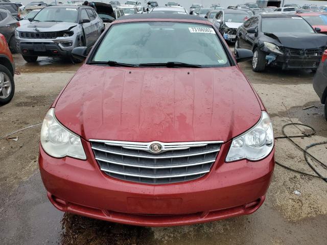 1C3LC45K58N263710 - 2008 CHRYSLER SEBRING RED photo 5