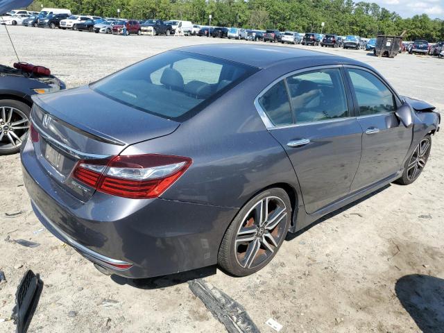 1HGCR2F56GA115922 - 2016 HONDA ACCORD SPORT GRAY photo 3