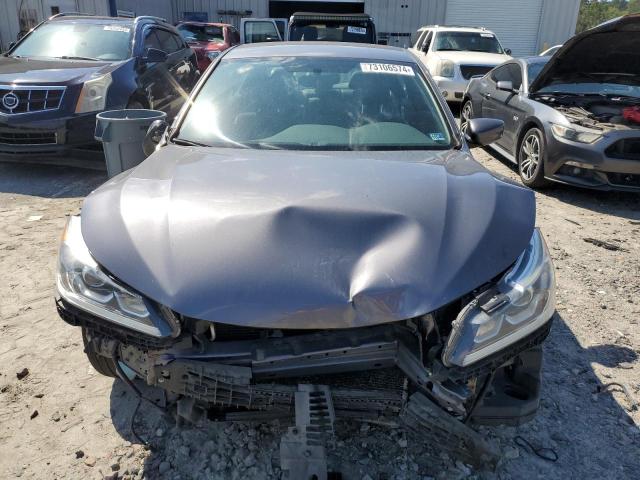 1HGCR2F56GA115922 - 2016 HONDA ACCORD SPORT GRAY photo 5