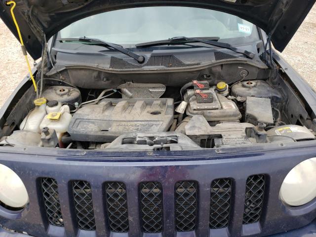 1C4NJPBB2ED848150 - 2014 JEEP PATRIOT SPORT BLUE photo 11