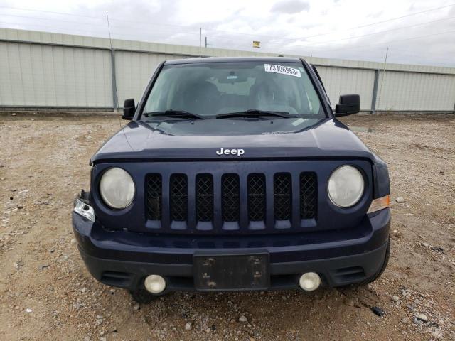 1C4NJPBB2ED848150 - 2014 JEEP PATRIOT SPORT BLUE photo 5