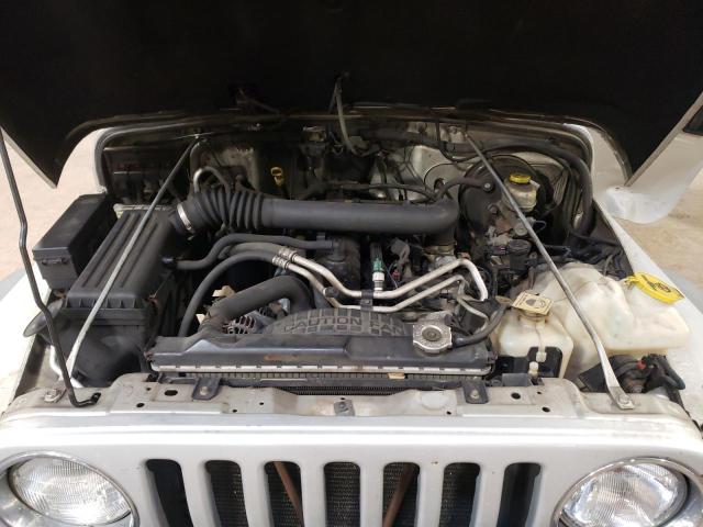 1J4FA44S15P359487 - 2005 JEEP WRANGLER / UNLIMITED SILVER photo 11